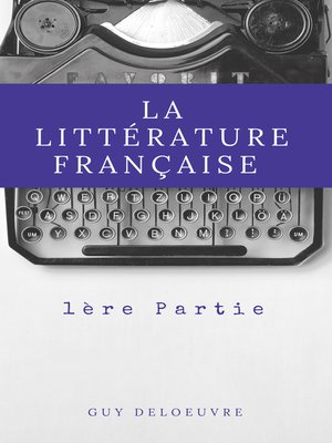 cover image of La littérature Française 1ère Partie